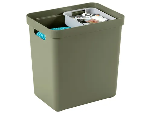 Sigma Home opbergbox 25L donkergroen - 35x24,6x36,3cm