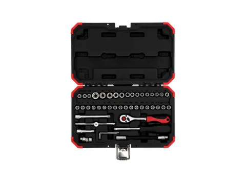 GEDORE R49003046 Jeu de clés à douilles 1/4 4-14mm 46pièces