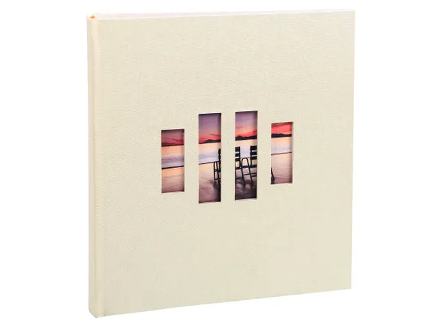 Fotoalb ZEN 29x32cm 60bl ivoor