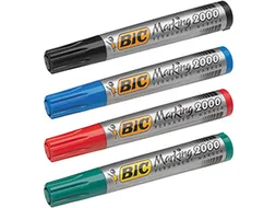 Permanent Marker 2000, Doos Met 4 Stuks Assorti Kleuren