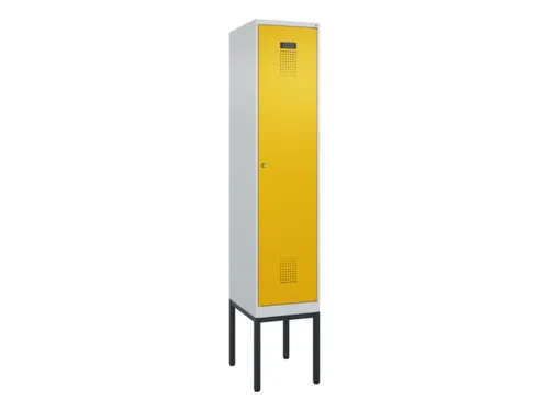 locker,HxBxD 2120x400x500mm,1vak,vak B 400mm,cil.-slot,voetonderstel