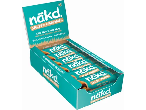 Salted Caramel Reep 35 Gram Pak 18 Stuks