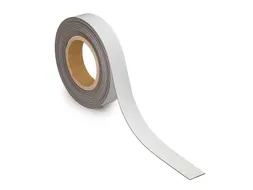 Magneetband beschrijf- en wisbaar MAUL 10mx30mmx1mm wit