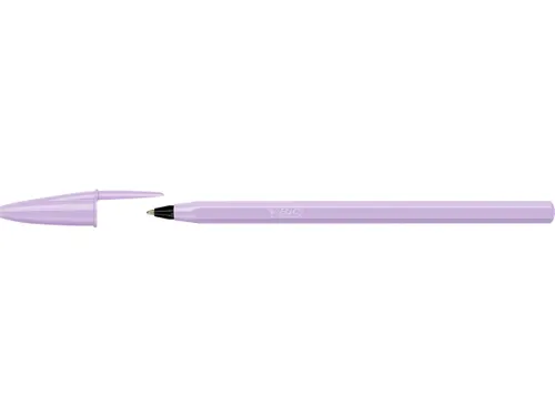 balpen Cristal Medium pastel doos van 20 stuks assorti