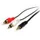 90cm Stereo Audiokabel 3,5mm naar 2x RCA M/M