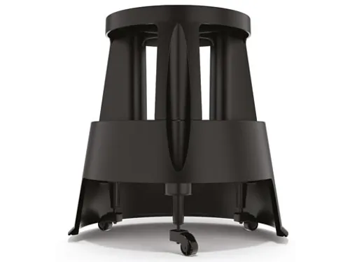 Rolkruk Comfort, uit kunststof, zwart