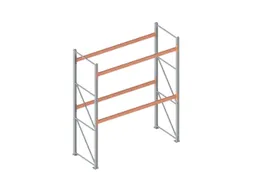 palletstelling,grondveld,HxBxD 3300x2700x1100mm,vakl. 2340kg