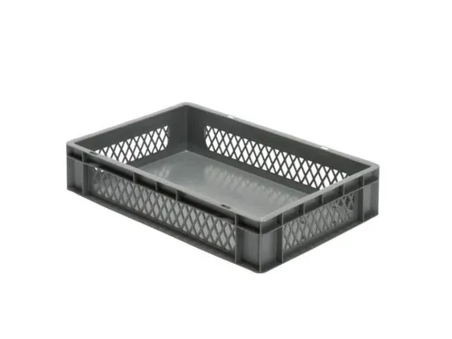 Euronorm-stapelbak 22l H X L X B 120x600x400mm Grijs