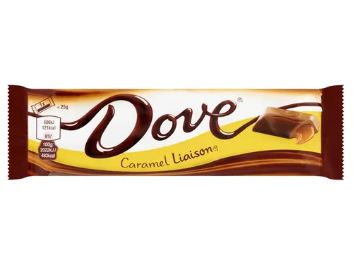 Dove chocoladereep liaison caramel 50 gram