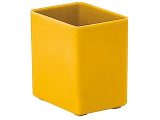 Inzetbak HxLxB 54x53x40mm Polystyreen Geel 50 stuks - 1