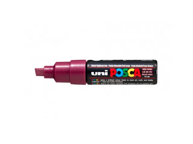 uni-ball Paint Marker waterbasis Posca PC-8K wijnrood