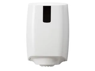 Poetsroldispenser mini kunststof wit - 1