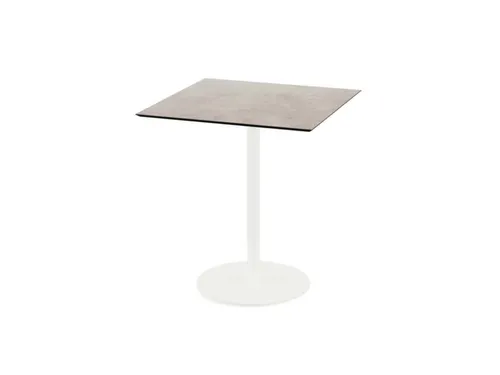 bistrotafel,HxBxD 730x700x700mm,rechthoekig,schotelvoet wit