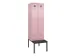 locker met bank,voor scheiding van kleding,HxBxD 2120x600x815mm,2vak