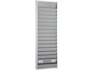 Werkplaats-/Opdrachtplanner Kunststof Profiel 1750x554mm 15 Rijen - 2
