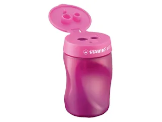 Puntenslijper STABILO Easy 4501 3 in 1 linkshandig roze - 1