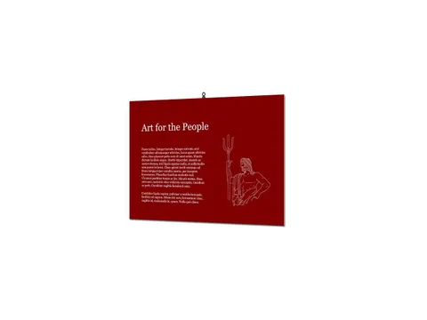 Indoor Wandpaneel Basic met eigen print 40x60cm KAPA 5mm