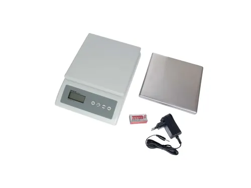 Pakketweger MAUL Count 10kg metalen plateau 17x17.5cm 220V + batterij