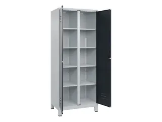 wasgoedverdeelkast,HxBxD 1950x800x500mm,vak B 400mm,draaigrendel - 2