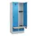 locker met bank,HxBxD 1950x800x815mm,2vak,vak B 400mm,draaigrendel