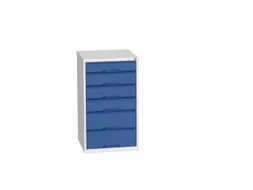 ladekast HxBxD 900x525x550mm 6laden romp RAL7035 front RAL5010