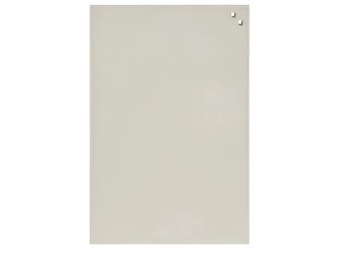 Tableau magnétique en verre Naga 40 x 60 cm Gris chaud