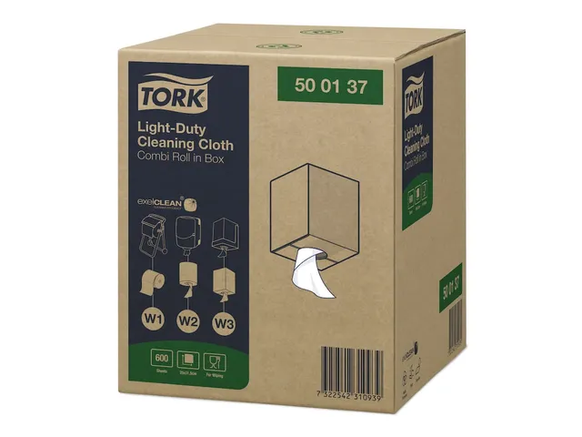 Chiffon de nettoyage Light-Duty Premium W4 Blanc 600 feuilles