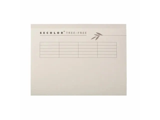 Vouwmap Djois Tree-Free folio ongelijk 226gr beige