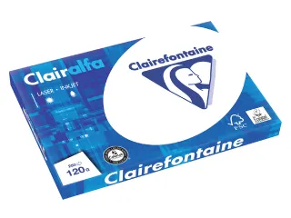 Kopieerpapier Clairefontaine Clairalfa A3 120 Gram Wit 250vel - 1
