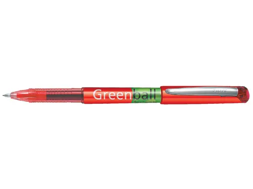 Rollerpen Pilot Greenball Begreen Medium punt Rood