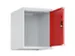 opzetkast,v. locker,1vak.,vak B 400mm,HxBxD 500x400x500mm,vleugeldeur