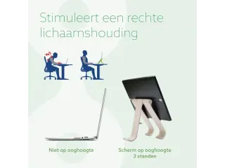 RGOTPW Treepod laptop- en tabletstandaard biobased Wit - 11