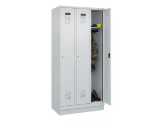 locker,HxBxD 1950x900x500mm,3vak,vak B 300mm,cil.-slot,sokkel - 1