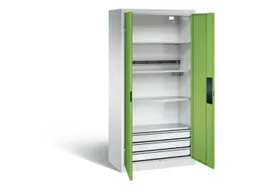 acculaadkast 1950x930x500mm 5stekkerdozen 230V cil.-slot RDS1108060