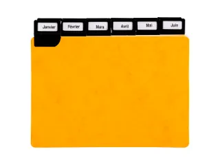 Tabblad a-z Glanskarton 6/10 125x200mm 24 stuks - 6