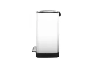 E-Cube recycling pedaalemmer 28+18 Liter Wit Mat RVS - 4
