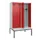 locker met bank,voor scheiding van kleding,HxBxD 2120x1200x815mm,4vak