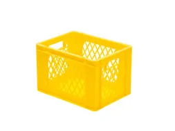 Euronorm-Stapelbak 24l H X L X B 270x400x300mm Geel