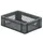 Euronorm-stapelbak 9.5l H X L X B 50x600x400mm Grijs