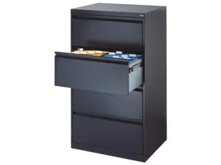 hangmappenkast,HxBxD 1357x787x590mm,4hangmappenframes,twee banen - 1