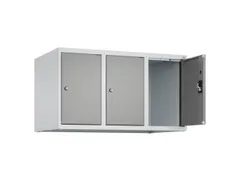 opzetkast,v. locker,3vak.,vak B 300mm,HxBxD 500x900x500mm,cilinderslot