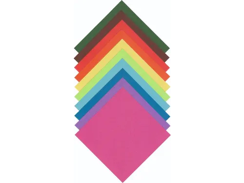 Origami papier Folia 70gr 20x20cm 100 vel assorti kleuren