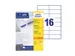 Etiquette Avery Zweckform 3484 105x37mm blanc 3200 pièces