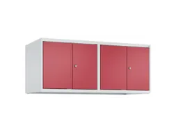 opzetkast,v. locker,4vak.,vak B 300mm,HxBxD 500x1200x500mm,vleugeldeur