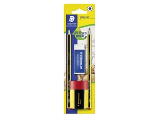 Schrijfset Staedtler 2 Noris potloden HB-gum-slijper 4 stuks - 1