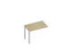 table de rallonge,p. 4 pieds,HxlxP 730x1000x600mm,panneau chêne