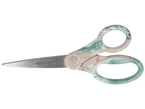 Schaar Westcott Trendsetter Roze, 20,4cm met rvs bladen en kunststof h