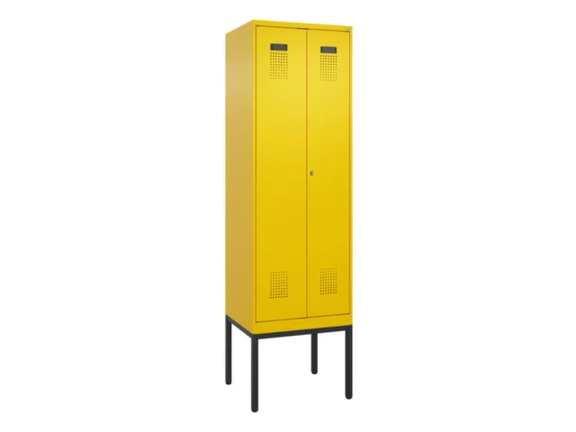 locker voor scheiding van kleding,HxBxD 2120x600x500mm,2vak