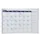 maandplanners,HxB 600x900mm,gelakt,magnetisch,bord wit,maand/planning