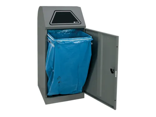 afvalverzamelaar,niet-brandbaar,1x120l,HxBxD 1100x450x450mm